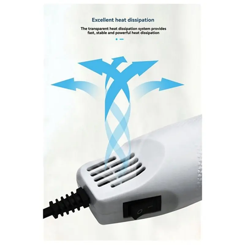 [NEWA76K!】 For Car Cling Film Welding And Shrink Tube Application Compatible Mini Hot Air Gun 110V US Plug DIY