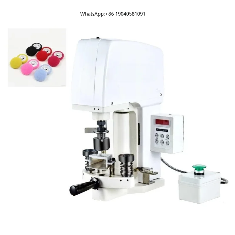 Semi Automatic Clothing Button Covering Machine Covering Cloth Press Button Machine Press Stud Fastener and Cover Button Machine