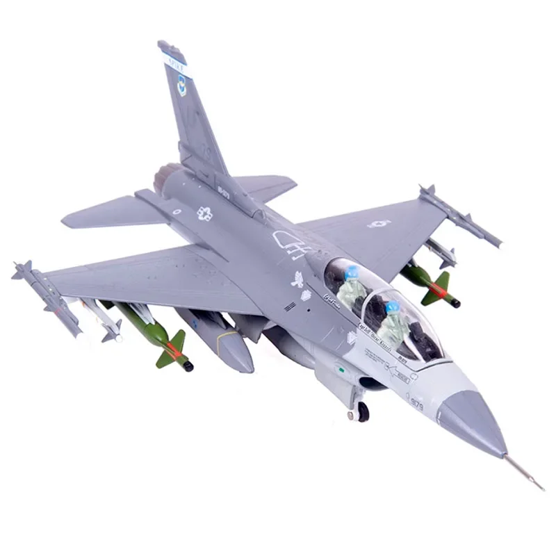 Diecast 1:72 Schaal F-16D Amerikaanse Jager Legering Afgewerkt Simulatie Model Statische Decoratie Souvenir Geschenken Voor Volwassenen