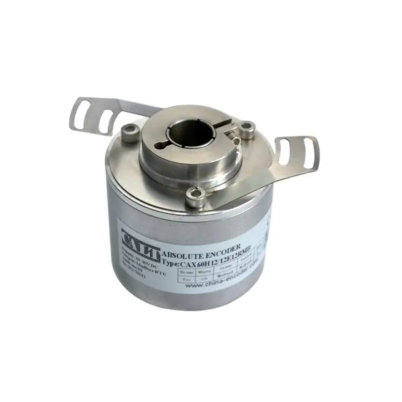 

CALT 4096 12 Bits Multi-turn Blind Hollow Shaft Absolute Rotary Encoder SSI RS485 RS422 MODBUS RTU 40-20mA Output