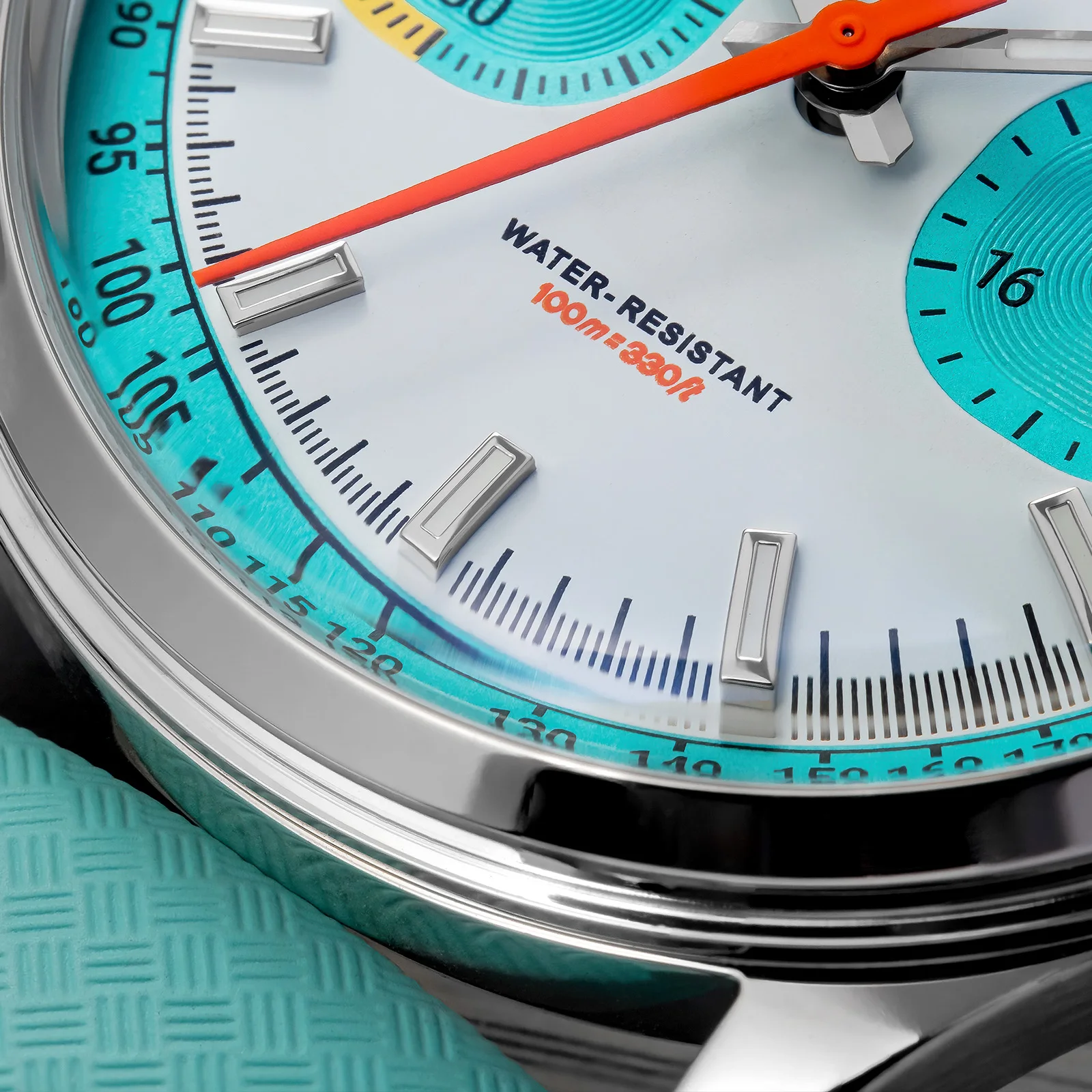 

ADDIESDIVE New Fluorine Rubber Chronograph Luxury Quartz Watch Men VK64 Domed Glass 100M Waterproof Fashion Watches AD2529 Reloj