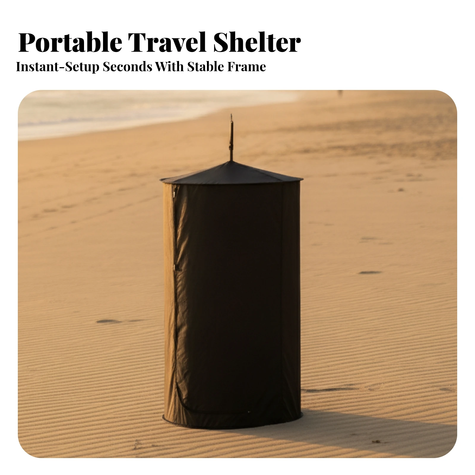 Changing Tent Instant Shower Tent Toilet Enclosure Water-Resistant Multi-Use for Campers, Camping, Beach