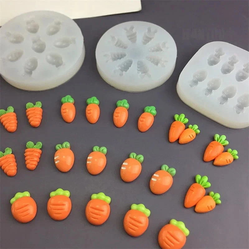 Lace Bowknot Bunny 3D Silicone Nail Mold Art Decoration DIY Design Template