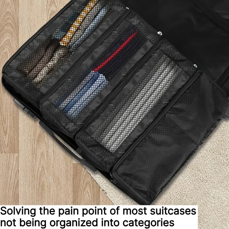Multilayer Hanging Travel Clothes Storage Bag Foldable Packing Cube Portable Clothing Organizer for Travel Business Trip Bedroom