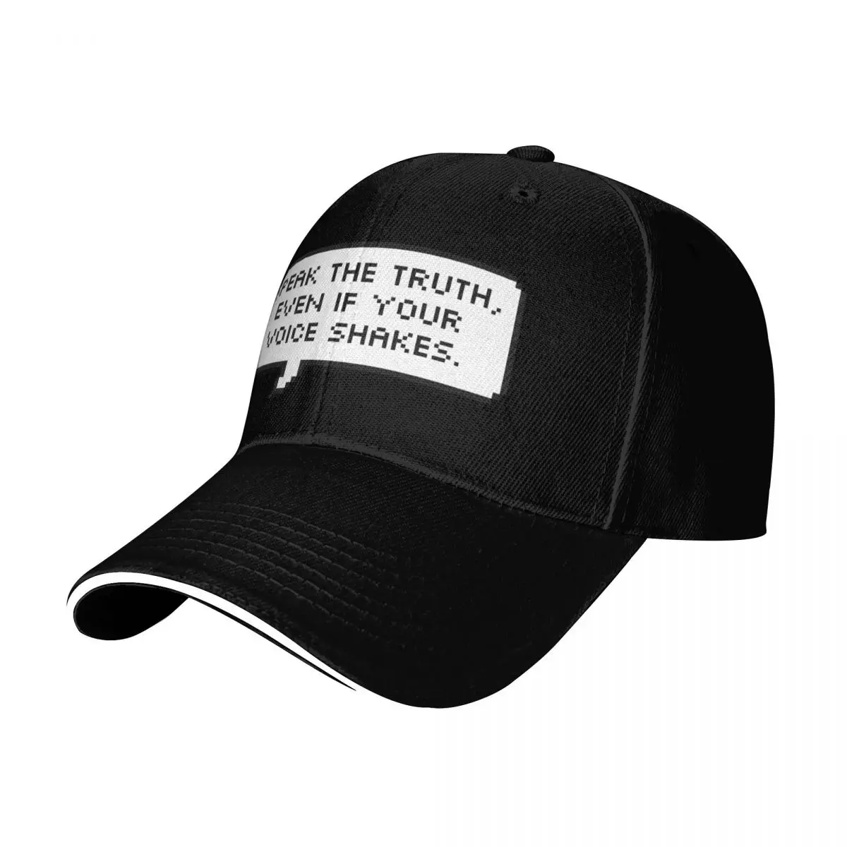 Speak the truth, even if your voice shakes. Baseball Cap Men Women Casual Summer Sport Sun Cap