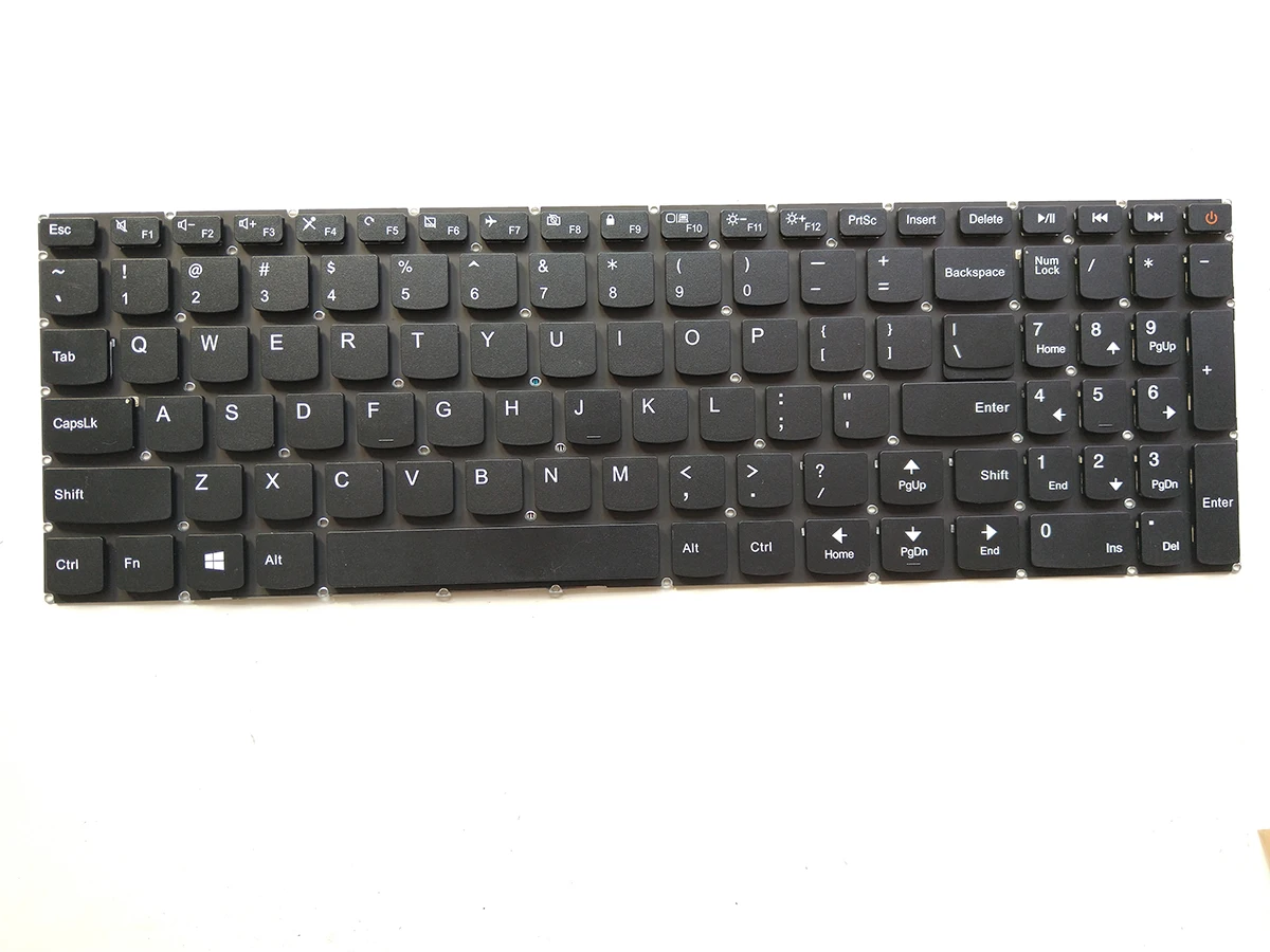Teclado estadounidense para Lenovo IdeaPad 310-15 310-15ABR 310-15IAP 310-15ISK 310-15IKB V310-15ISK 510-15isk portátil en inglés