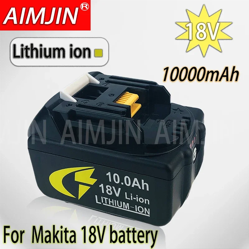 100% new Suitable for Makita 18V 10Ah Rechargeable Replace Battery,For Makita BL1830 BL1830B BL1840 BL1840B Power Tools Battery