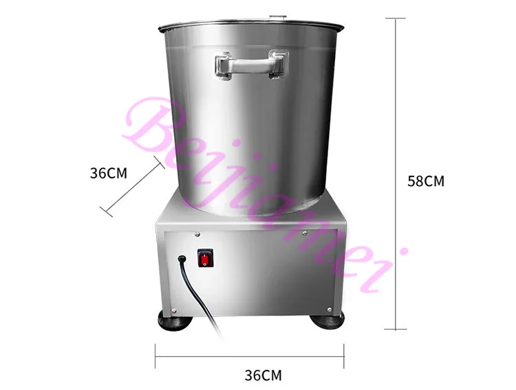 Deshidratador de verduras comercial, secador giratorio, exprimidor de relleno, máquina centrífuga de deshidratación de verduras eléctrica