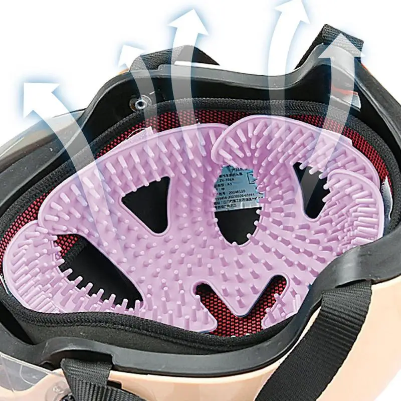 

Motorcycle Helmets Liner Flexible Cooling Helmets Liner Helmets Padding Inner Liner All-Purpose Helmets Protective Pad Cushion