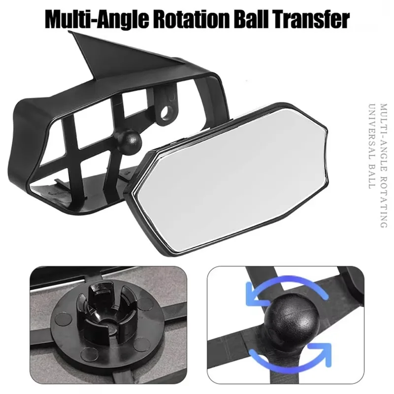 

Motorcycle Rearview Mirror Side Mirrors For XMAX 300 2023 2024 Large Field View Auxiliary Mirror Accessory Parts