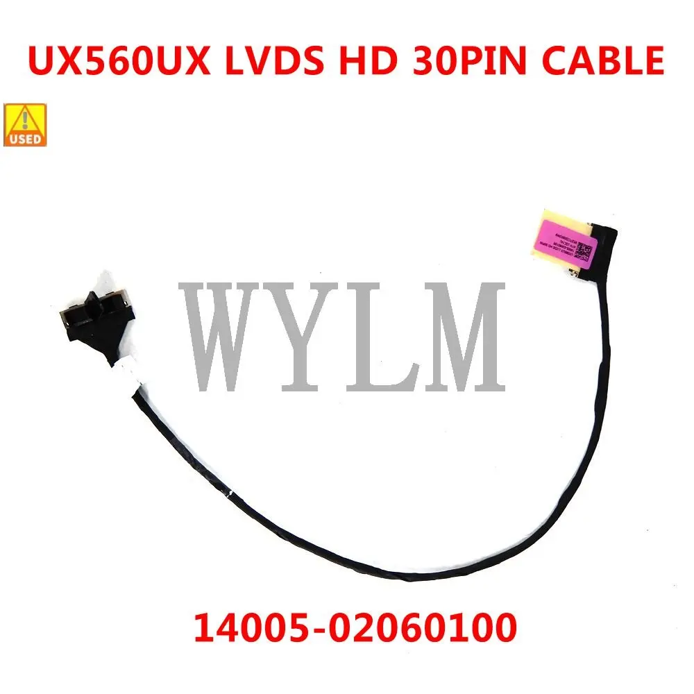 

Used UX560UX LVDS HD 30PIN CABLE For Asus UX560U UX560UX UX560UX LCD Flex Cable 14005-02060100 TESED OK