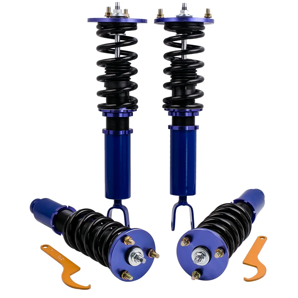 Maxpeedingrods Coilovers Suspension Kit For Honda Accord 90-97 Adjustable Height Coilovers Shock Suspension Spring Kits