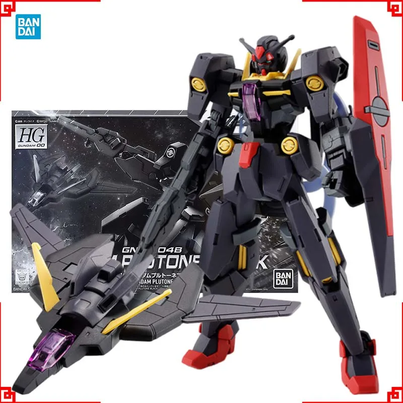 Bandai Gundam Model Kit HG Plutone Zwart Action Figure Gunpla Building Kit Gundam Collectibles Anime Figuren Speelgoed Voor Jongens Gift