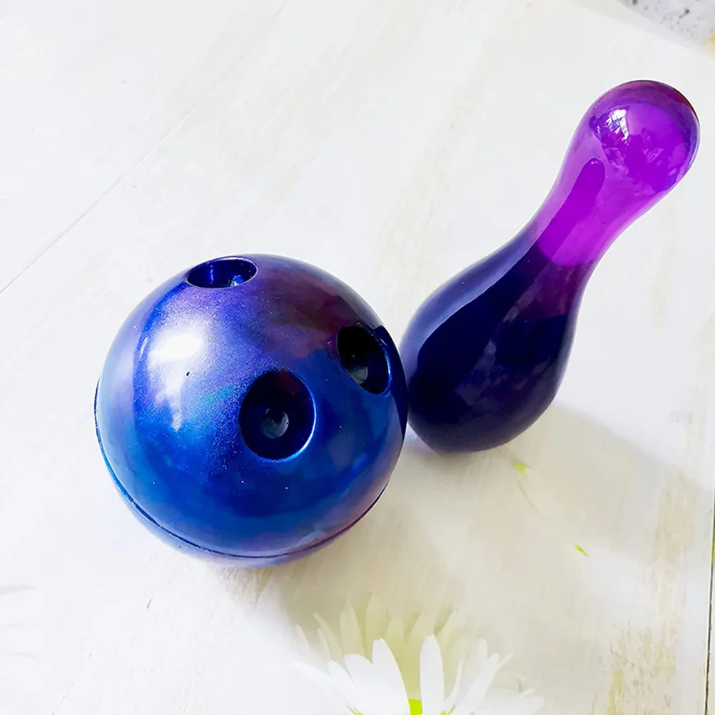 Силиконовая форма для боулинга, кристаллическая эпоксидная смола, поделки, домашний декор, настольная форма для нити, многоразовая антипригарная форма для детей