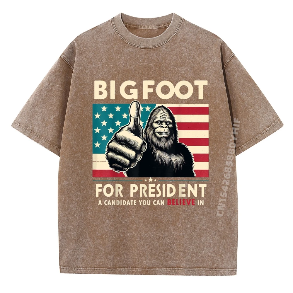 الكلاسيكية المطبوعة تيز التصويت بيغ فوت للرئيس أحدث امرأة الجرافيك تي شيرت المرأة بلايز تيز ريترو غسلها تي شيرت #3