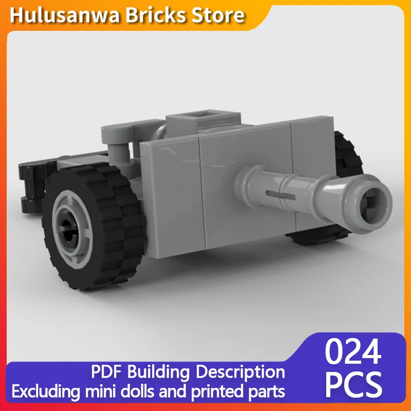 

WWII Raketenwerfer 43 Puppchen Anti-Tank Missle Launcher Model MOC Building Bricks War Equipment Modular Gifts Children Toy Suit