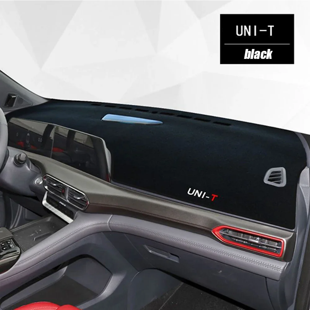 لوحة سيارة ديكور حصيرة واقية من الشمس الغبار عاكس حصيرة غطاء وسادة مقبلات اكسسوارات لوحدة Changan UNI-T 2021 2022 #2