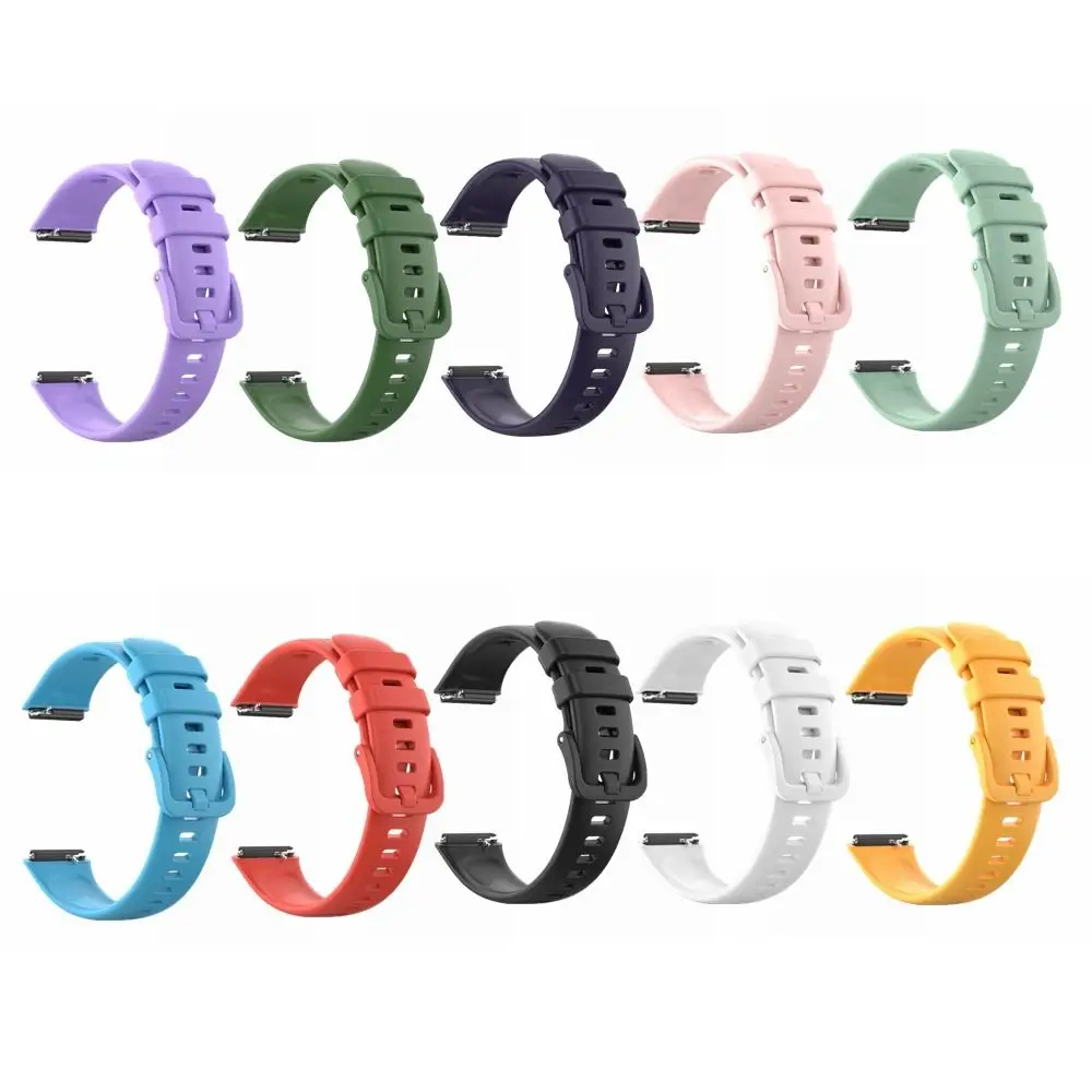 New Silicone Watch Strap Replacement Plastic Adapter Bracelet Smart Watch Accessories Watchband for Huawei Band 7