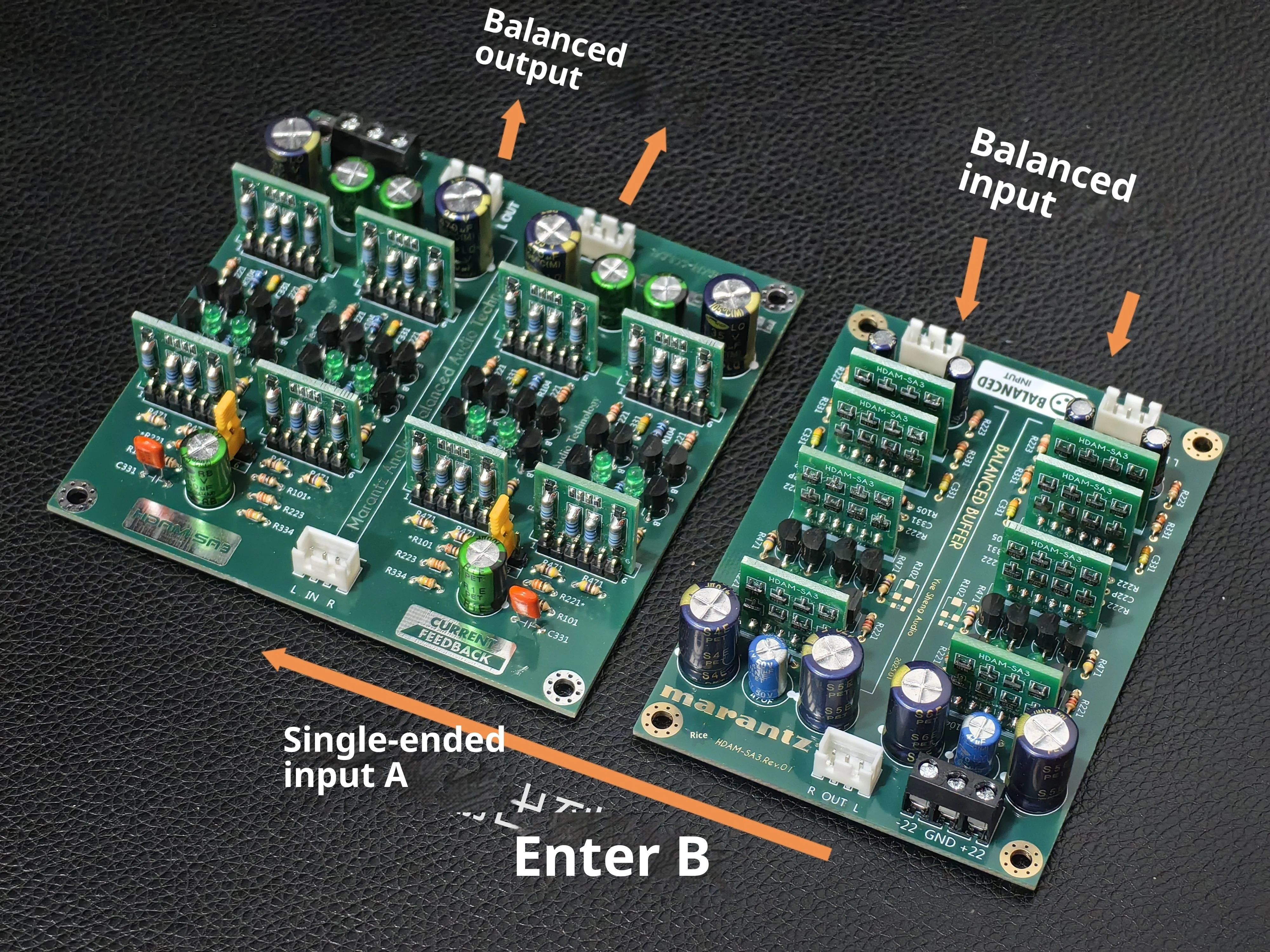 

Replica Marantz High-End Balanced Preamplifier Board Amp Conversion Board
