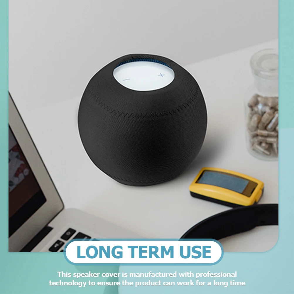 

Speaker Case Cover Bag Small Protective Outdoor Portable Grey Elastic Fabric Speakers Protection