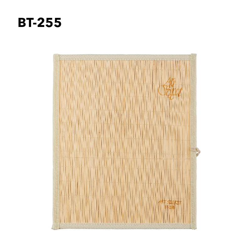 Artsecret BT-255 Bamboo Woven Cavas Cloth Pouch 255x300mm Roll Up Bag For Painting Or Calligraphy Brush Art Dupplies Manufacture