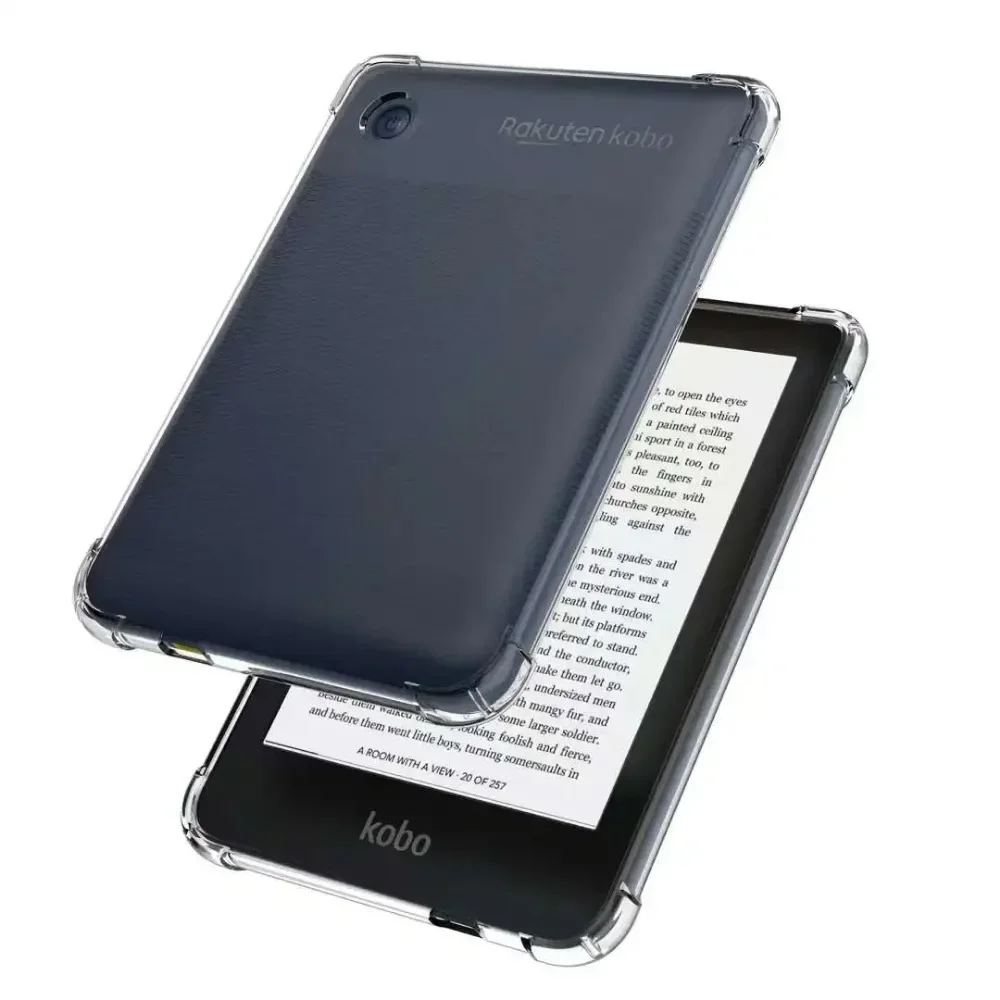 Clear TPU Back Cover Case for Funda  Kobo Clara Colour & BW & 2E 6