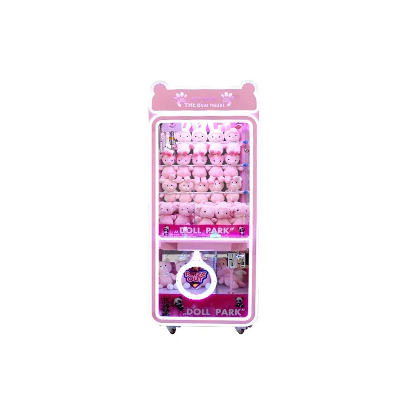 Grab the claw machine, large commercial coin clip doll machine, fully transparent grasp the capsule