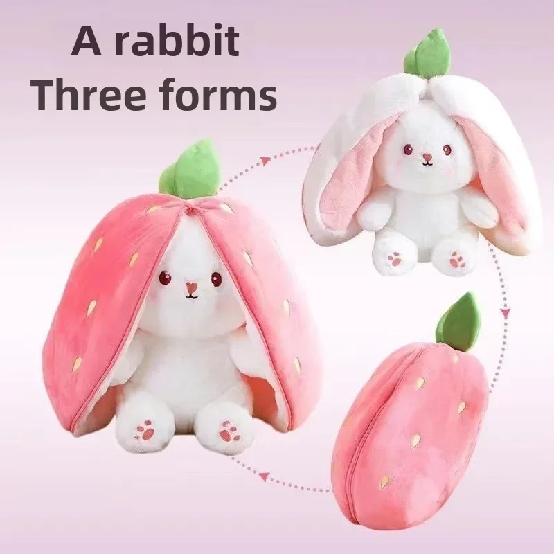 Kawaii Anime Plush Toys Breathe, Music Make Waves, Glow Cute Transformation Into Rabbits, Children Sleep, Toy Doll Gifts