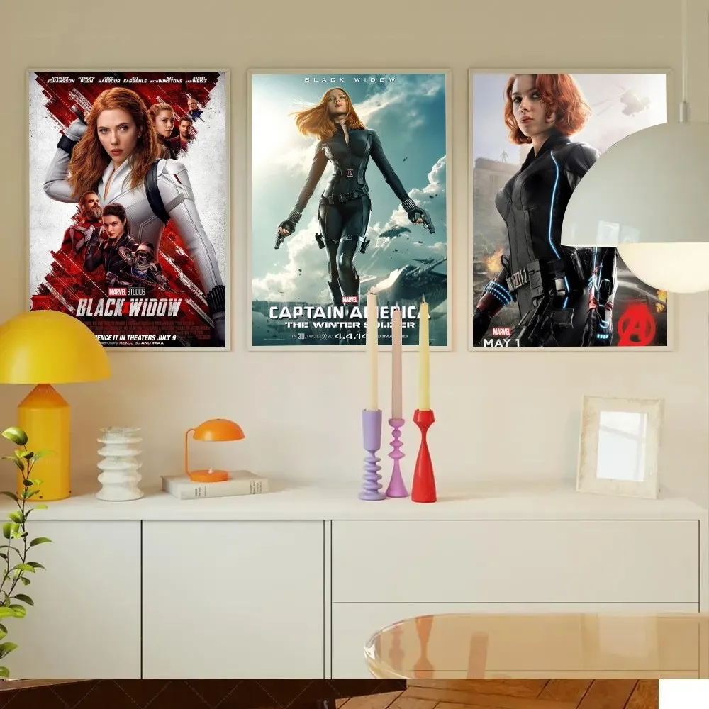 Classic Movie Black Widow Posters Stickers Living Room Bedroom Entrance Cafe Wall Art Decoration Painting Room Home Decor