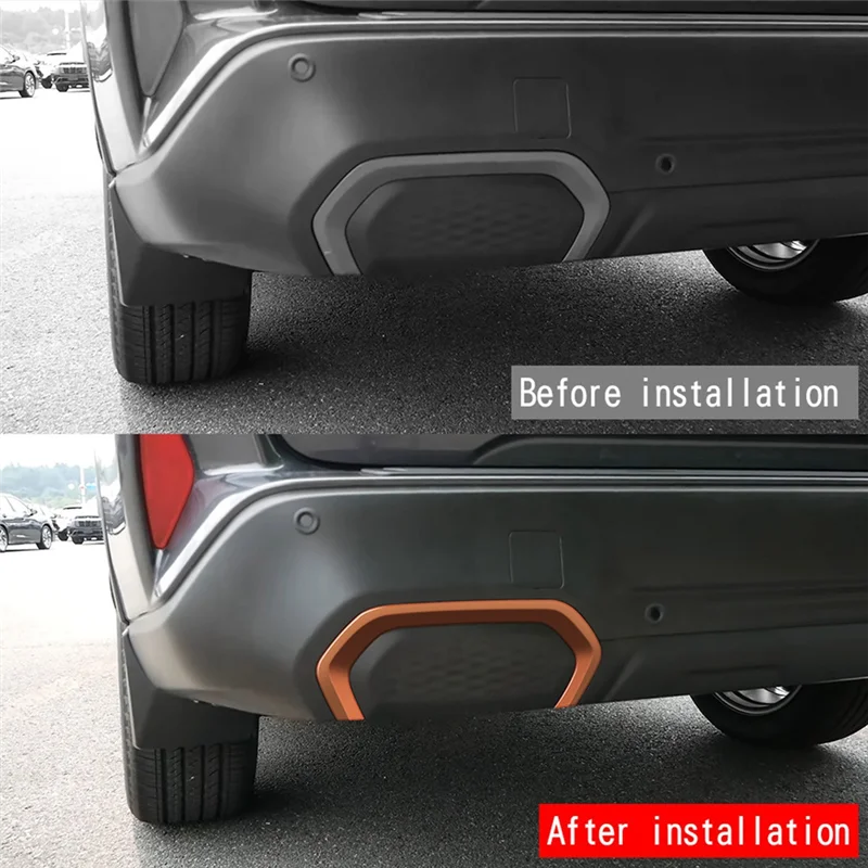 

Прочно автомобильная задняя противотуманная фара, рамка, противотуманная фара, наклейка для бровей для Subaru Forester 2025, внешние аксессуары для автомобиля