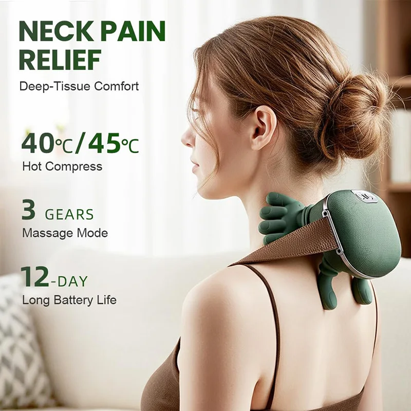 Bionic Finger Neck Shoulder Massager Wireless Neck Cervical Trapezius