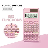 1pcs-Pink-FX-991EX - Scientific Calculator Battery Power Advanced, with 552 Functions, Suitable for School Students and Teachers