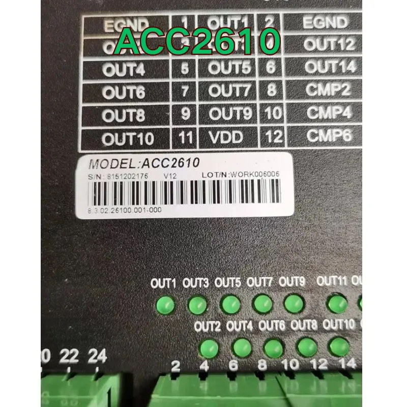 The test function of the second-hand ACC2610 junction box is normal