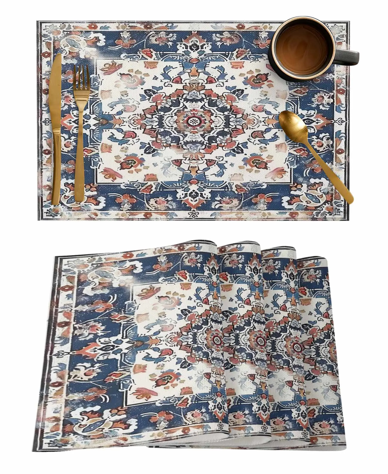 Bohemian Retro Patterns Table Runner Home Wedding Table Mat Centerpieces Decoration Dining Long Tablecloth