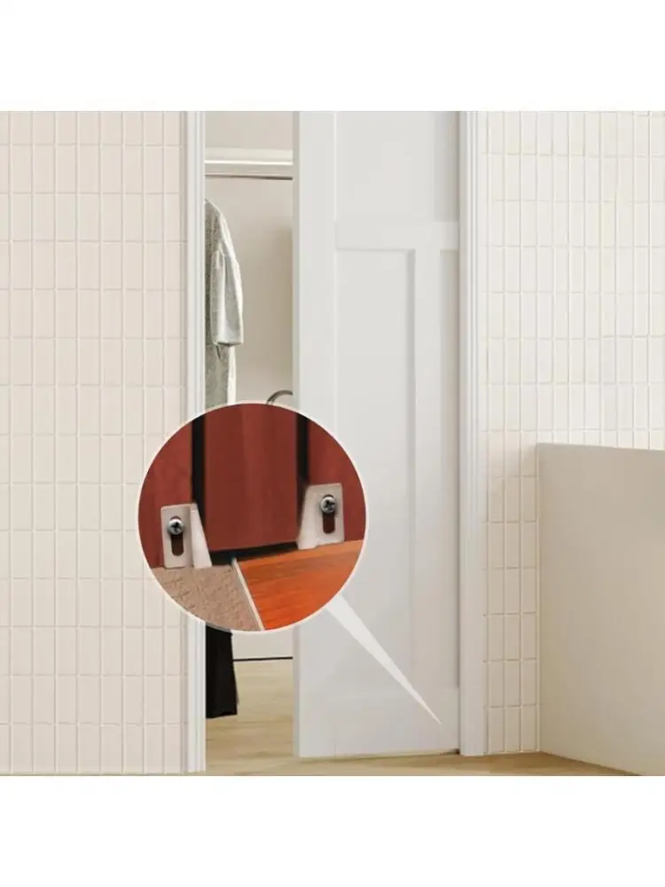 652F 20pcs Heavy Duty Plastic Door Track Clips Noise Reducing Hardware Small Dimension Reliable Alignment for Household