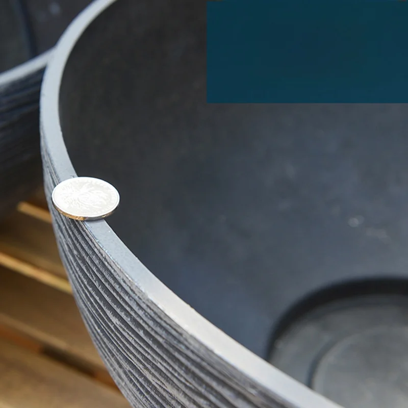 Large Plastic Bowl Lotus Plant Grower Hydroponics Money Grass Special Flower Pot Big Diameter More than 30 Cylindrical Vessel