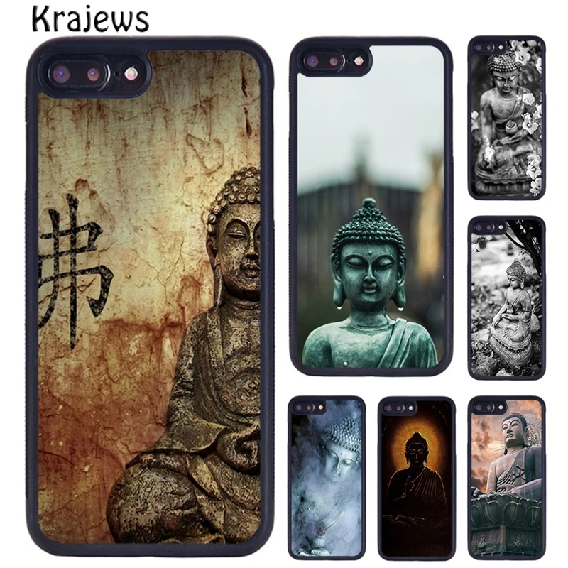 Krajews Gautama Buddha Phone Case Cover For iPhone 16 15 14 plus X XS XR 11 12 13 pro max coque