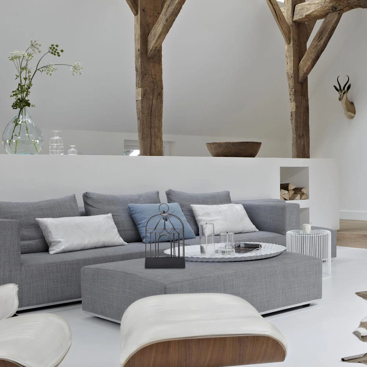 Eisen Ornamente Display Rack Desktop Dekoration Halter Container Ohrringe Ständer Lagerung Schmuck Display Rack Organizer