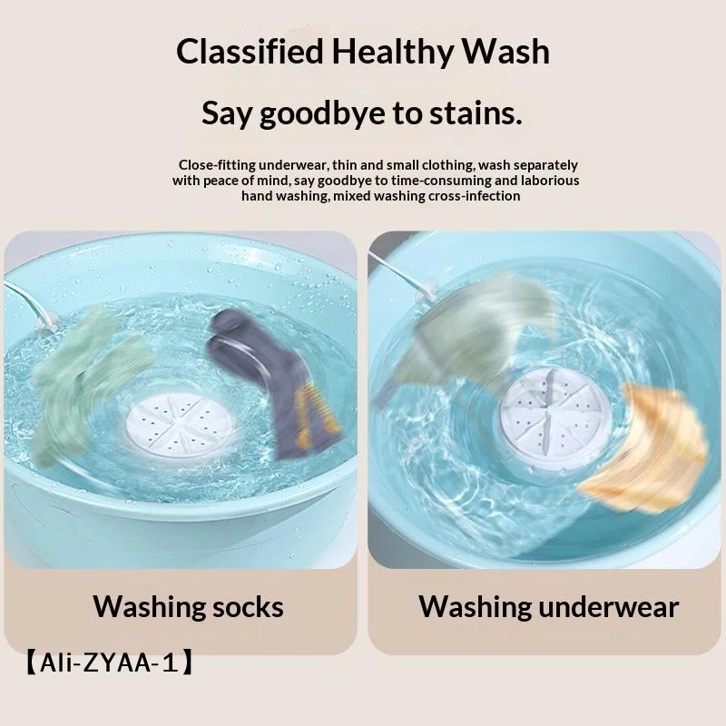 【A】Fruit And Vegetable Washing Machine Portable Home For Kitchen Produce Cleaner For Cloth Washer Advanced Design
