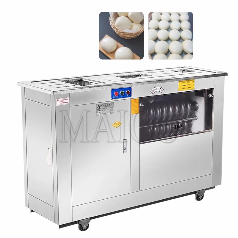 

Automatic Bun Bread Dough Ball Making Rolling Machine Dough Divider Roller Machine