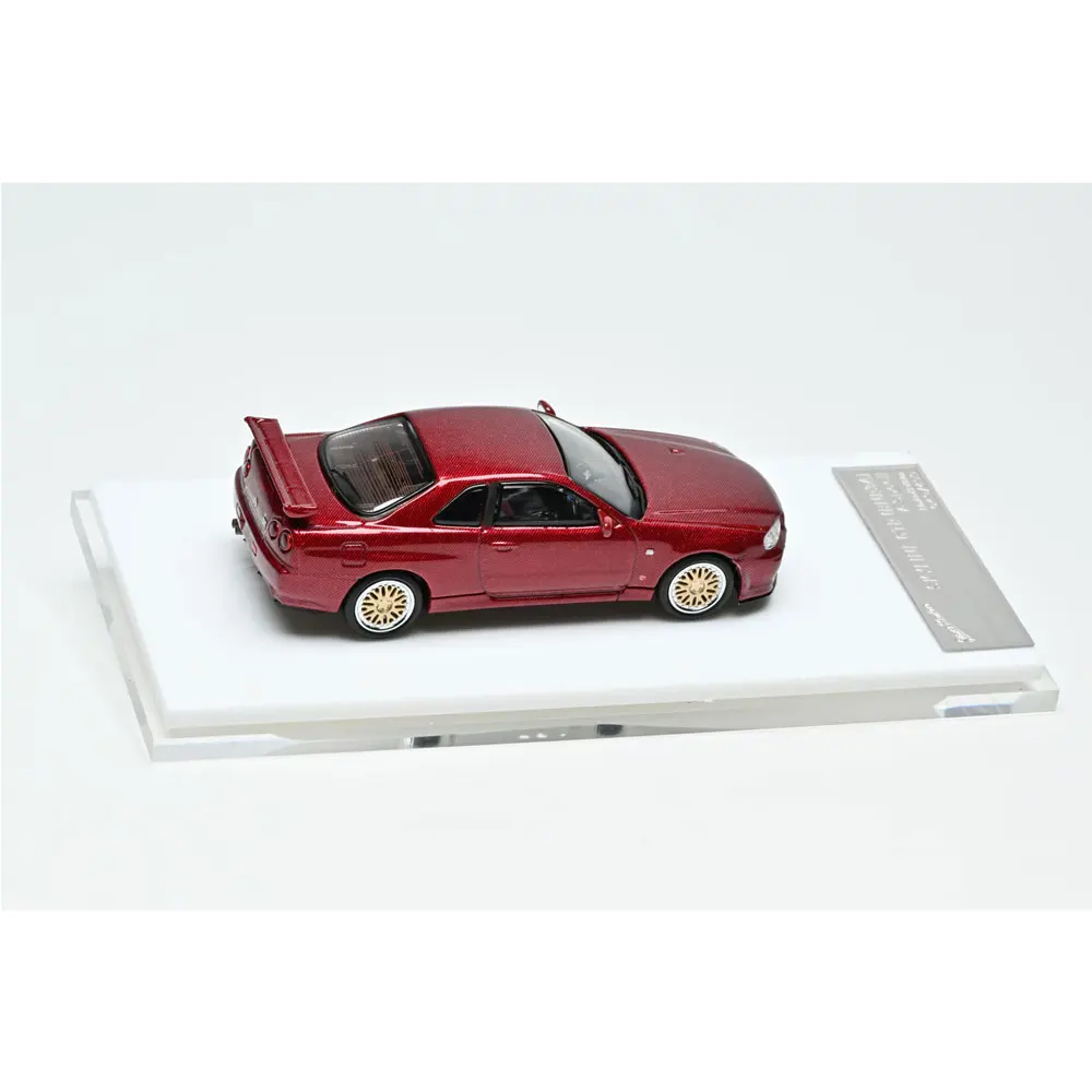 Stance Hunters 1/64 Skyline GTR R34 Model Car Vintage Cars Diecast Vehicle Collection Model With Display Case Gifts for Adults - view 6