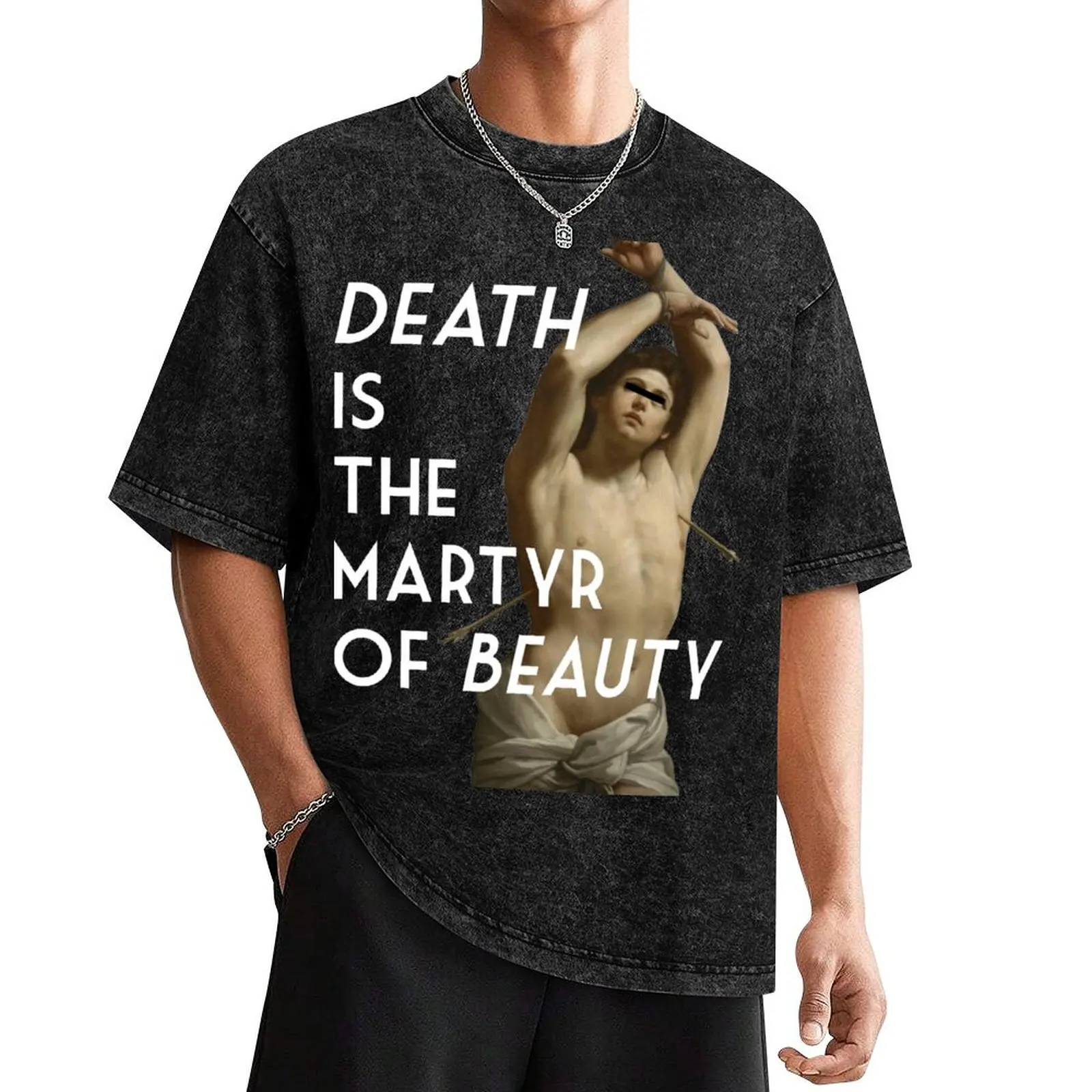 Agony of St Sebastian T-Shirt custom t shirt heavyweights mens designer t shirt