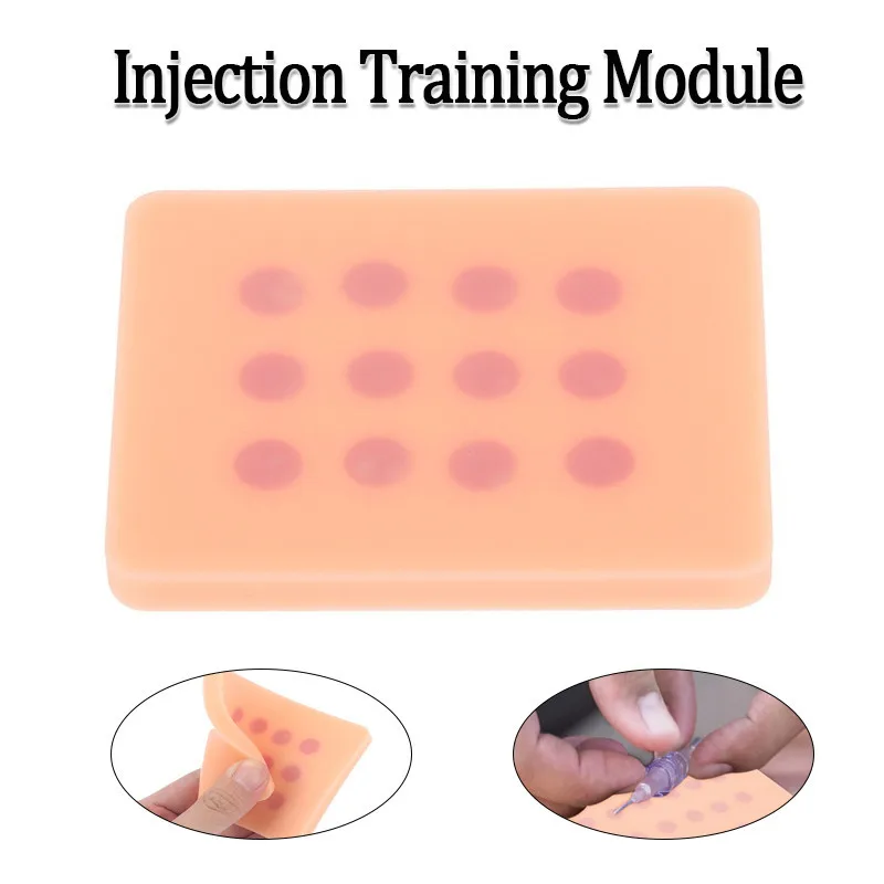 

Силиконовый тренировочный манекен для интрадермальных инъекций, модель для отработки навыков наложения пластырей, медицинский симулятор для медсестер