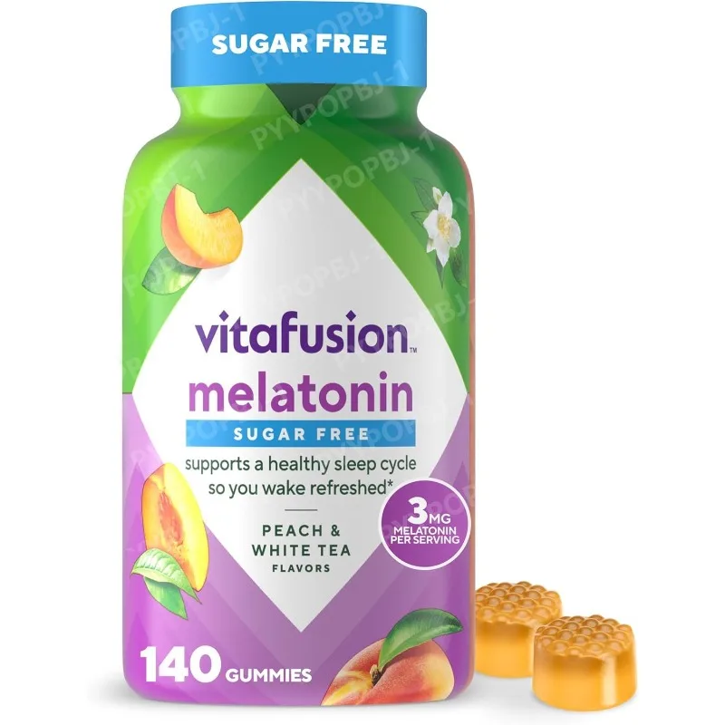 

Витаминные жевательные конфеты Vitafusion с мелатонином, 140 штук, 1 упаковка