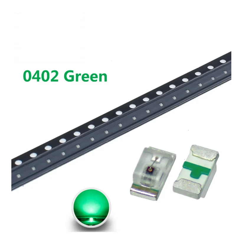 LED emisor de luz SMD, diodo rojo, amarillo, verde, blanco, azul y naranja, 0402, 0603, 0805, 1206, 3528, 5050, 5730, 2835, 3014, 4014, 100