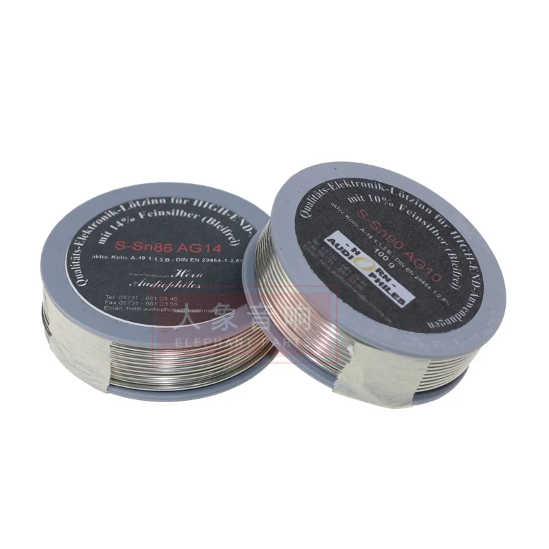 New German AG High-End Audio Fever Grade Silver Tin Wire With Silver Content Of 10% And 14% Solder Sound Balance