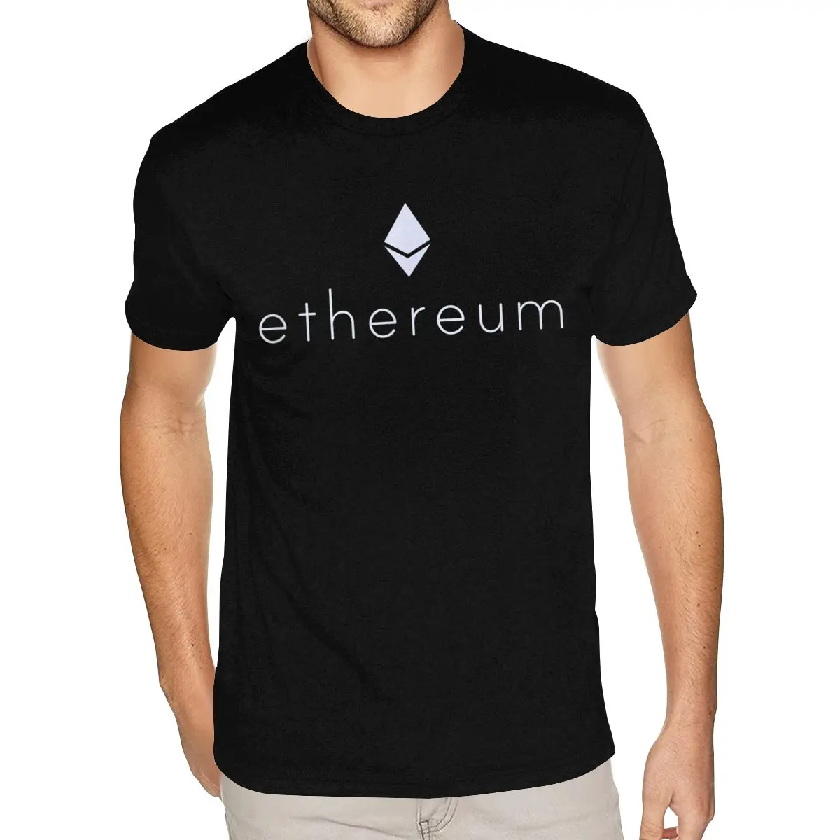 

Pride Ethereum Crypto Currency Eth Blockchain Bitcoin Millionaire Tee Shirts Men's Short Sleeves Full Cotton Black Crew Shirts