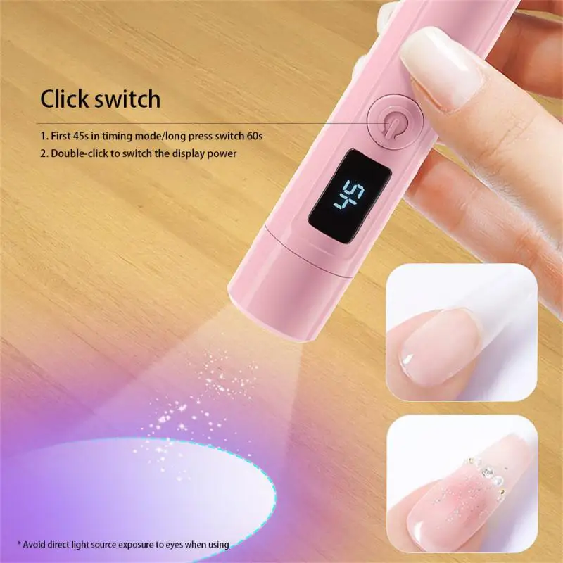 Uv Led Nail Lamp Nail Dryer Nail Light For Curing All Gel Polish Rechargeable Quick Dry Manicure Machine Nail Art Tools