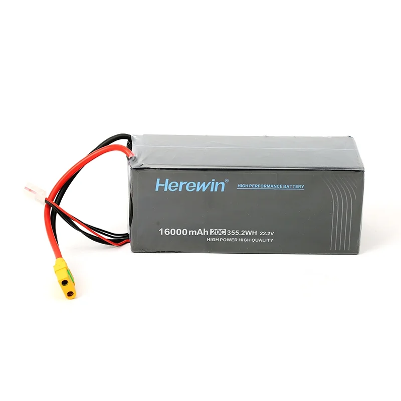 

Аккумулятор Herewin 16000 мАч 20C 22.2V 6S для многоосевых сельскохозяйственных дронов, аксессуары для дронов