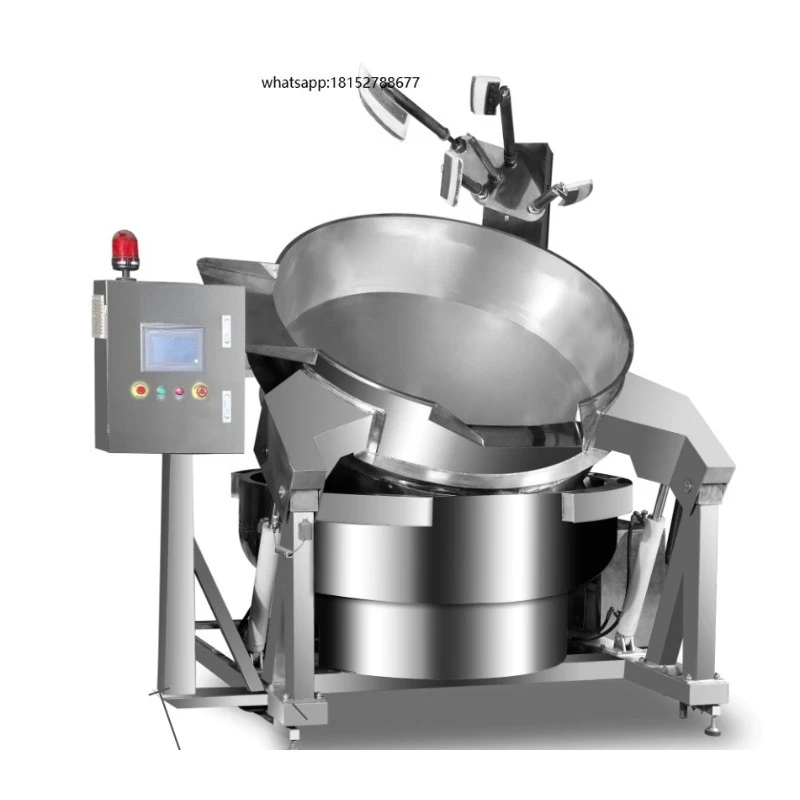 Full-Automatic Stainless Steel Frying Machine Electric Heating 220V/380V 10000-20000W for Hot Pot Seasoning Cooking